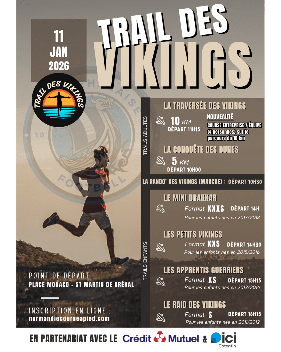 Affiche du Trail des Vikings